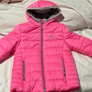 Gerry M 5/6 pint hooded front zip ski jacket nwot lined warm with pockets